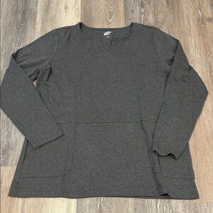 Lands' End Grey Shirt